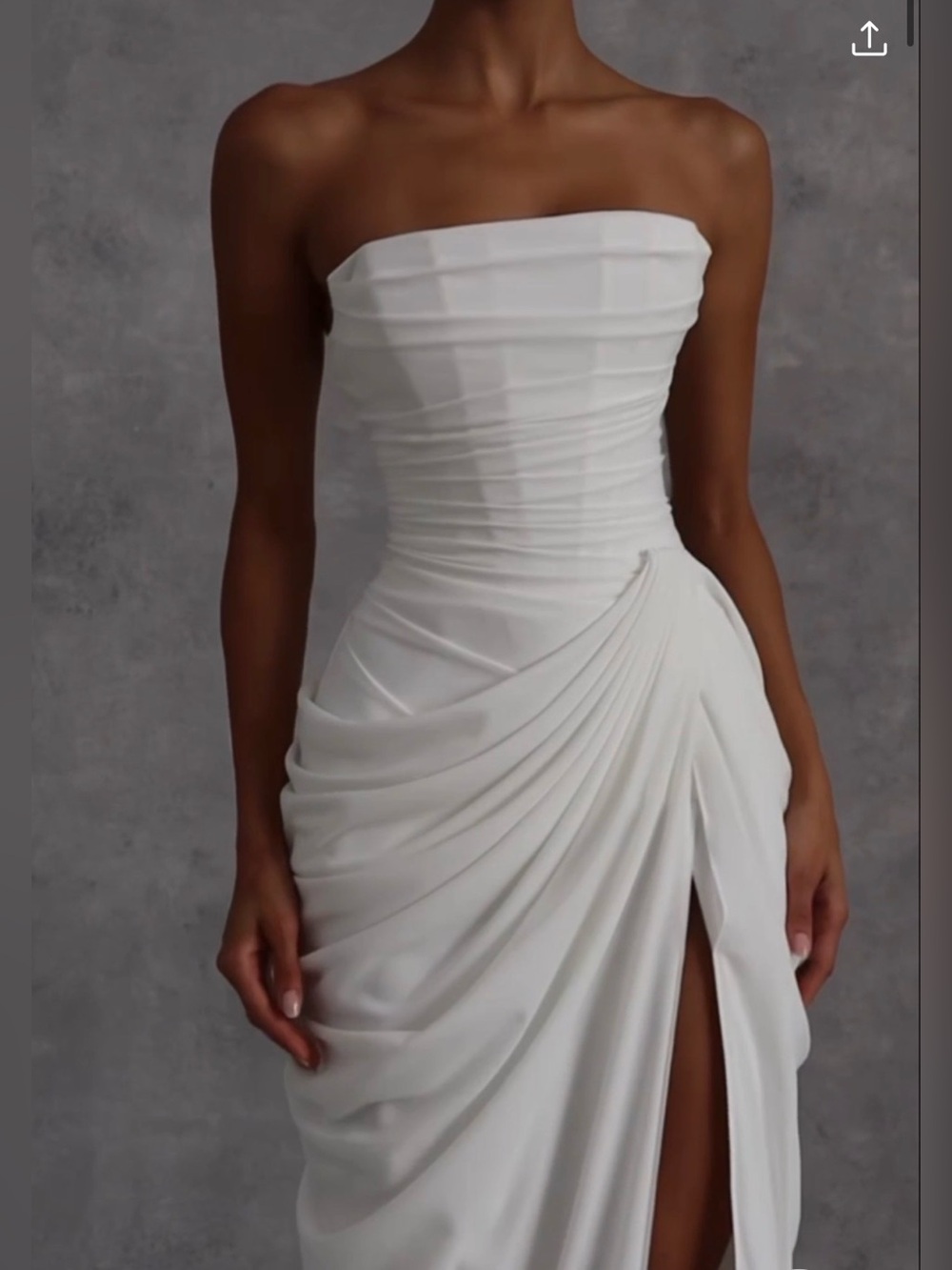 Babyboo Cyra White Maxi Dress - Picture 7 of 9